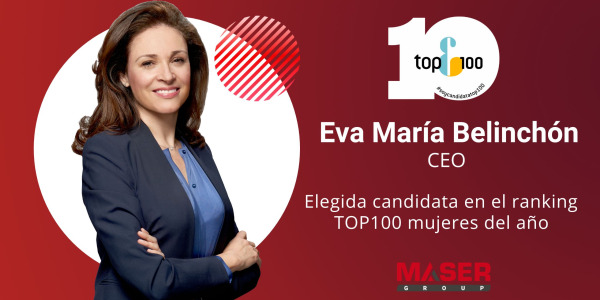 Eva María Belinchón, CEO de Maser Group, candidata en la categoría Empresarias al ranking Top 100 Mujeres Líderes de España.