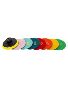 Sanding disc pack with adapter Ø80 M14 BELLUX - Maser