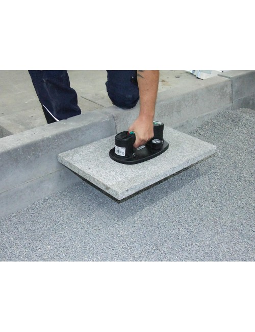Ventosa eléctrica al vacío para piedra, azulejos, granito, pavimentadoras de hormigón y paneles de yeso GRABO-GREENLINE