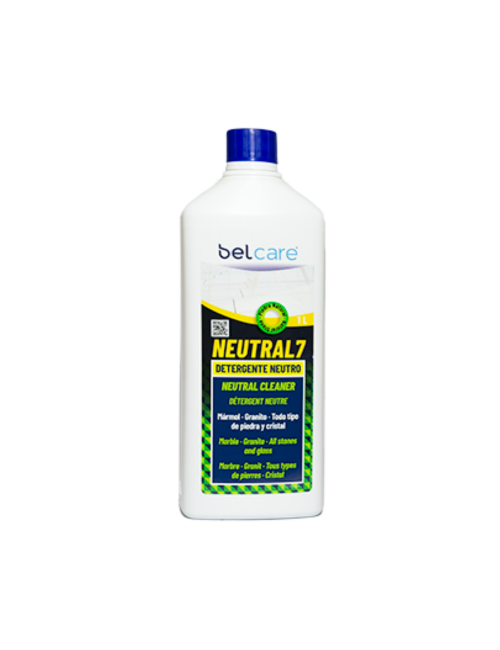 Detergente neutro concentrado para uso diário em pisos de mármore ou pedra e outros materiais múltiplos 1L BELCARE NEUTRAL7