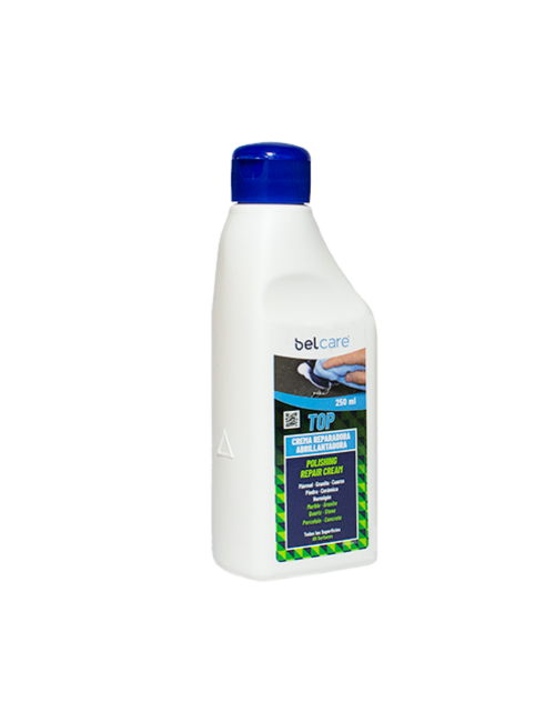 Reparador abrillantador para eliminar marcas leves y reavivar el brillo del mármol, granito y aglomerado de cuarzo BELCARE TOP
