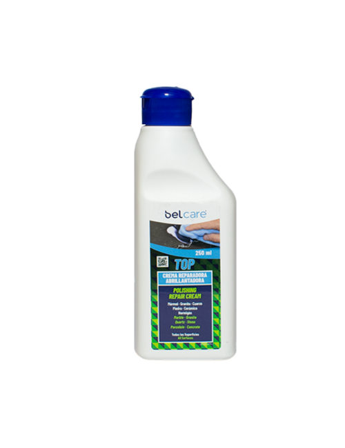 Reparador abrillantador para eliminar marcas leves y reavivar el brillo del mármol, granito y aglomerado de cuarzo BELCARE TOP