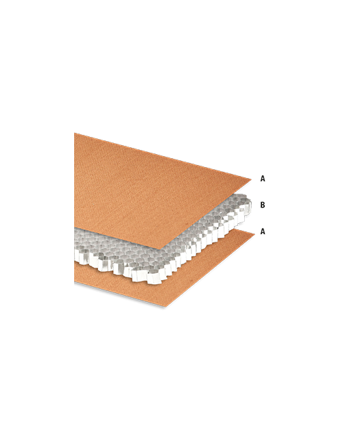 Panel Sandwich Certificado Contra el Fuego con Aluminio Alveolar ALUSTEP F