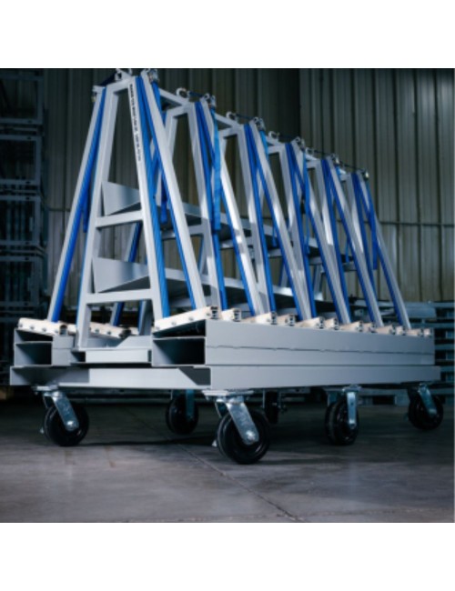 CARRO DE TRANSPORTE + BASE COM RODAS PARA CARGAS PESADAS DE ATÉ 2722 KG