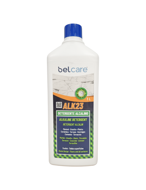 Detergente Alcalino Extrafuerte para Granito, Hormigón, Cemento, Cerámica, Gres BELCARE ALK23