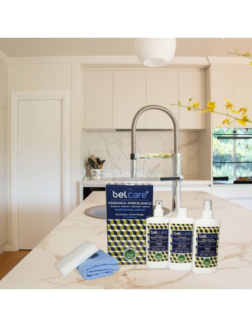 Kit Completo Limpieza Encimeras Cerámica y Porcelánico BELCARE