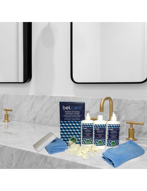 Kit Completo Limpieza Encimeras Granito Mármol Piedra Natural Belcare