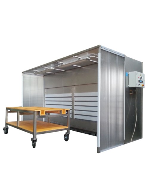 Cabina de Aspiración de polvo en seco