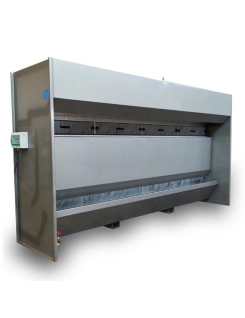 Cabina de aspiración y filtrado de polvo con agua